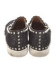 Christian Louboutin Spike Accents Canvas Sneakers