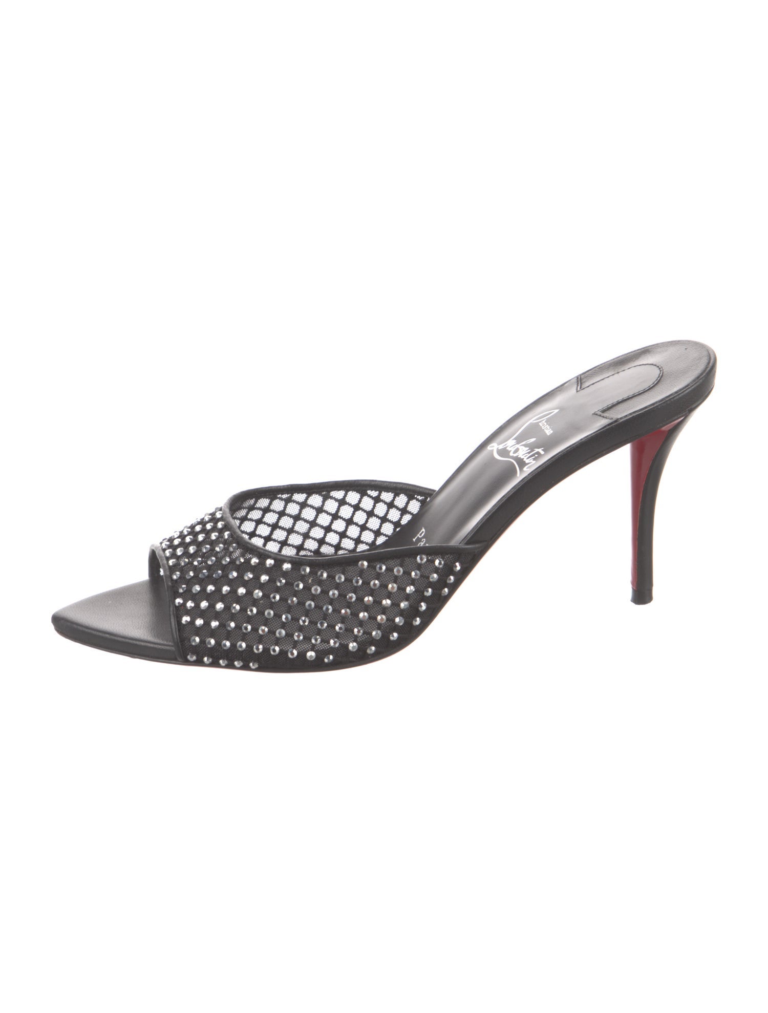 Christian Louboutin Apostropha Mesh Mules