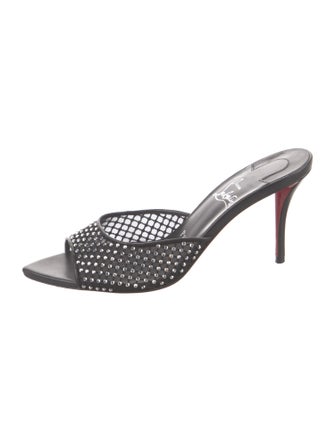 Christian Louboutin Apostropha Mesh Mules
