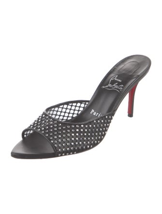 Christian Louboutin Apostropha Mesh Mules