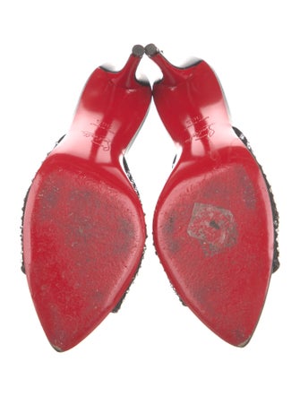 Christian Louboutin Apostropha Mesh Mules