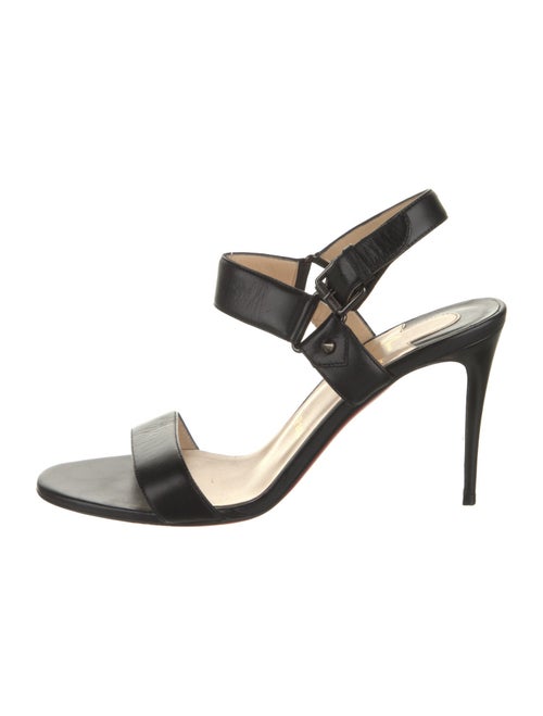 Christian Louboutin Leather Slingback Sandals
