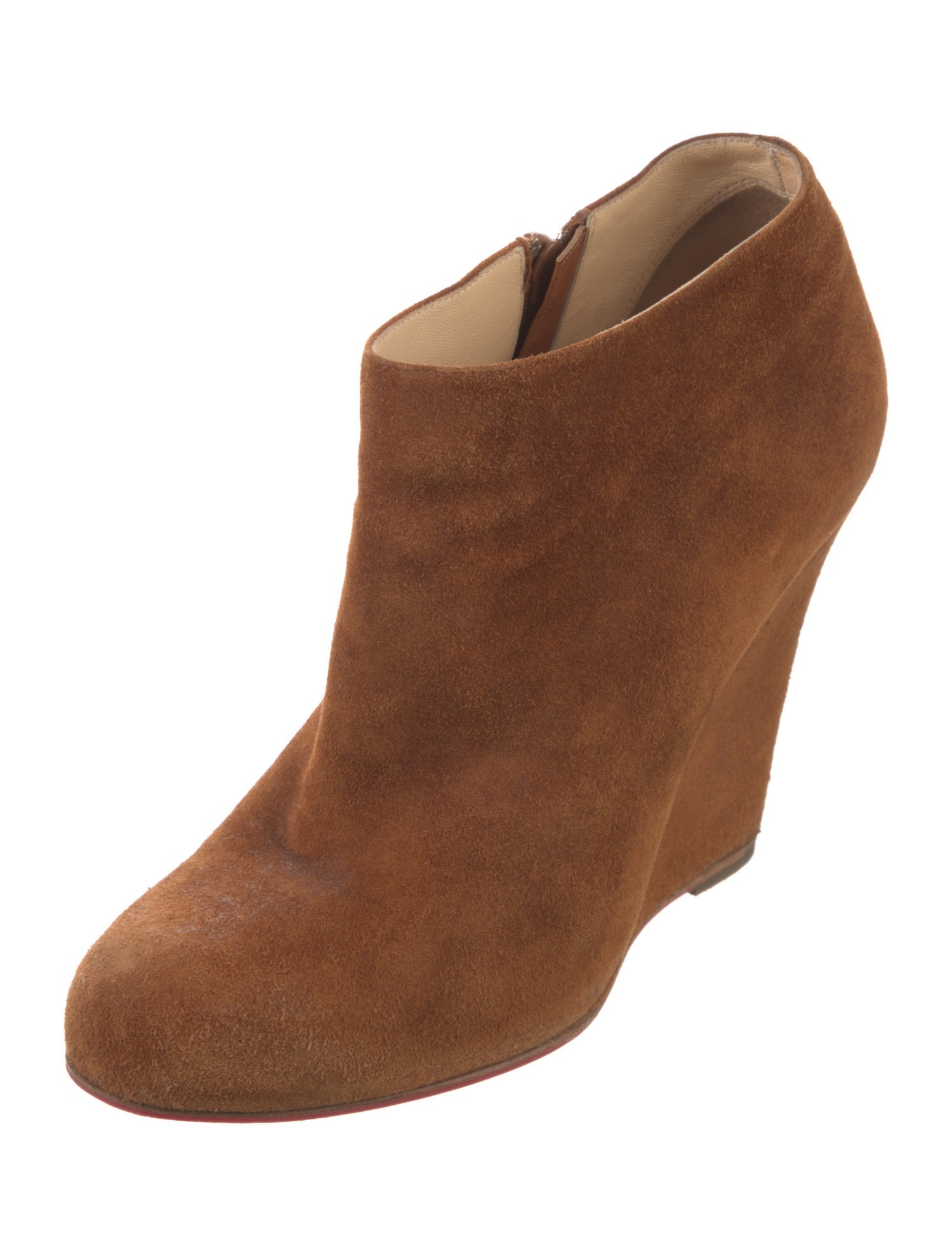 Christian Louboutin Belle Zeppa 100 Suede Boots