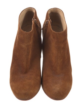 Christian Louboutin Belle Zeppa 100 Suede Boots