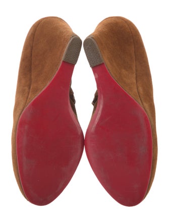 Christian Louboutin Belle Zeppa 100 Suede Boots