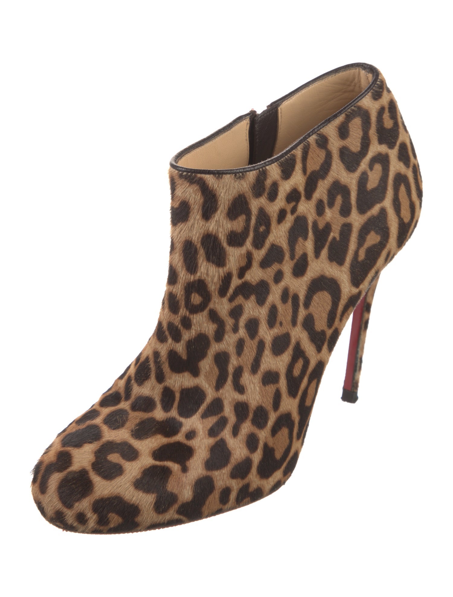 Christian Louboutin Ponyhair Animal Print Boots