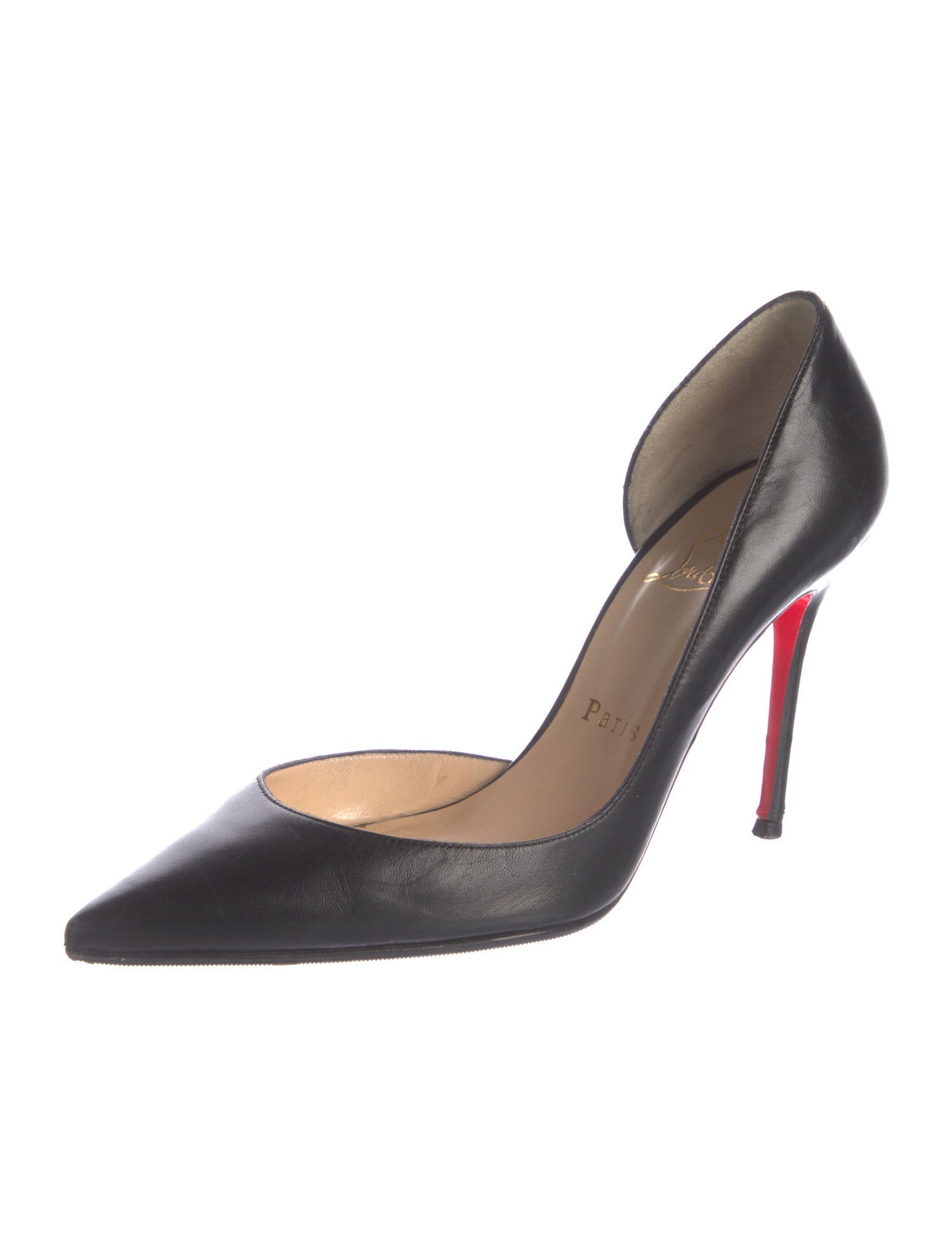 Christian Louboutin Leather D'Orsay Pumps
