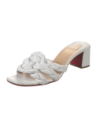 Christian Louboutin Marmela 55 Leather Slides