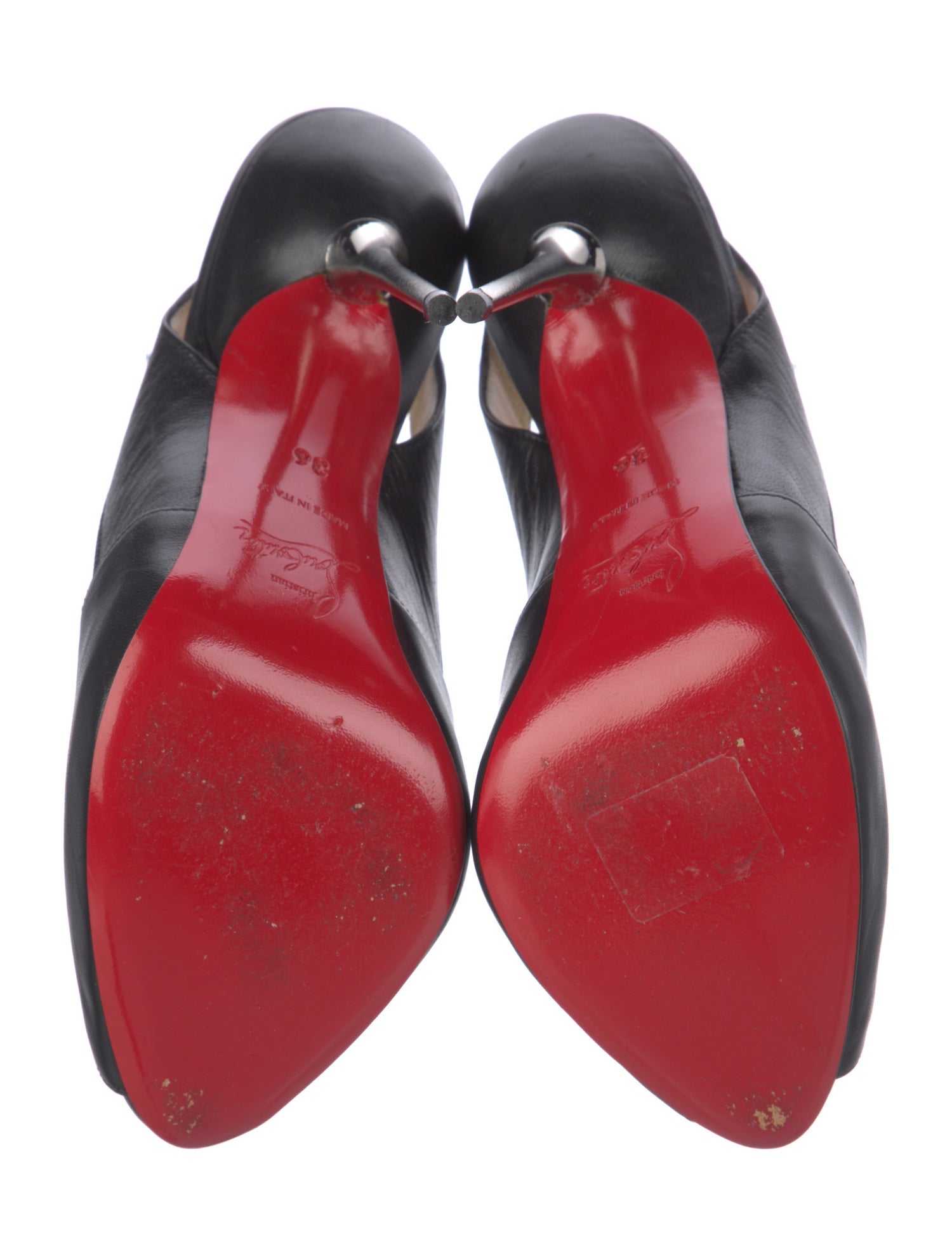 Christian Louboutin Boulimia 120 Leather Slingback Sandals