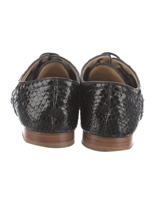 Christian Louboutin Snakeskin Animal Print Oxfords