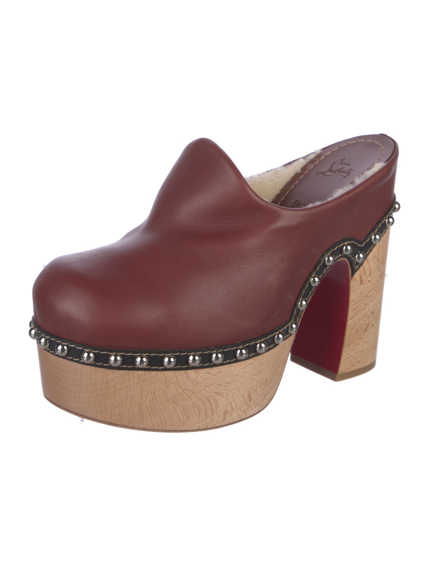 Christian Louboutin Joan Leather Mules