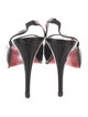 Christian Louboutin Patent Leather Slingback Sandals