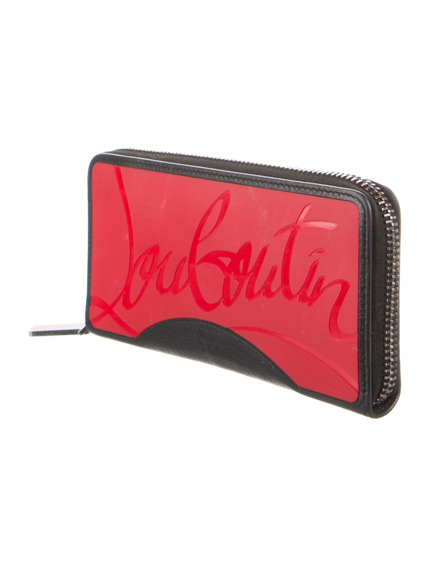 Christian Louboutin Leather Colorblock Pattern Continental Wallet