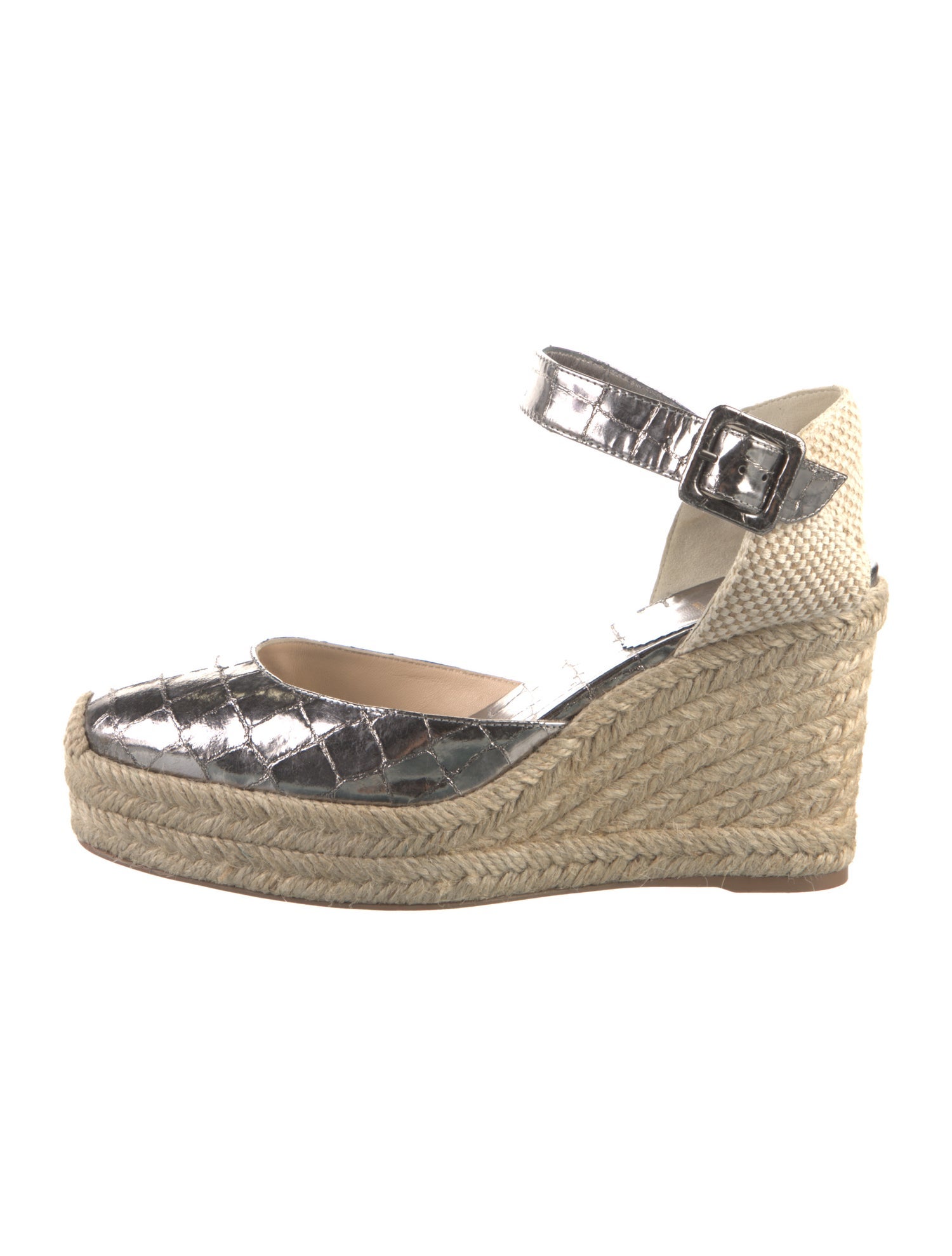 Christian Louboutin Leather Colorblock Pattern D'Orsay Pumps