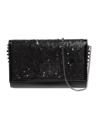 Christian Louboutin Leather CHRISTIAN LOUBOUTIN Sequin Paloma Crossbody Bag/clutch