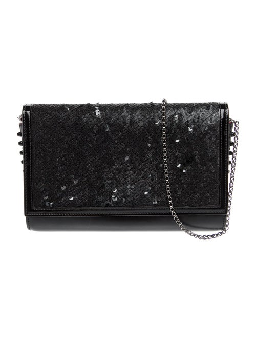 Christian Louboutin Leather CHRISTIAN LOUBOUTIN Sequin Paloma Crossbody Bag/clutch