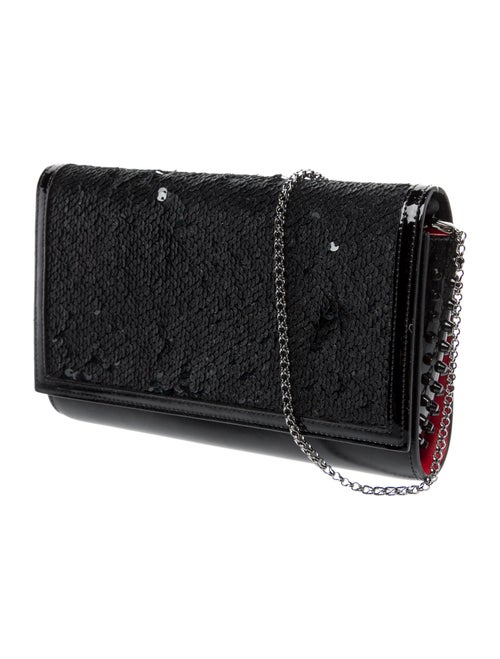 Christian Louboutin Leather CHRISTIAN LOUBOUTIN Sequin Paloma Crossbody Bag/clutch