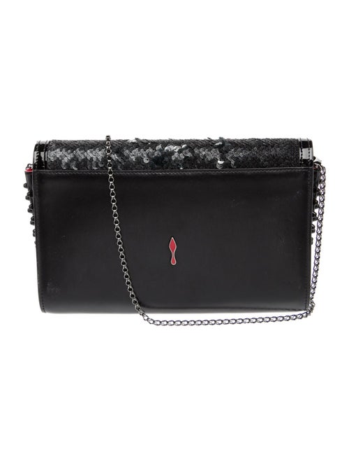 Christian Louboutin Leather CHRISTIAN LOUBOUTIN Sequin Paloma Crossbody Bag/clutch