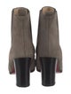 Christian Louboutin Verabotta 85 Suede Chelsea Boots