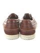 Christian Louboutin King Boat Flat Vachette Spike Accents Boat Shoes