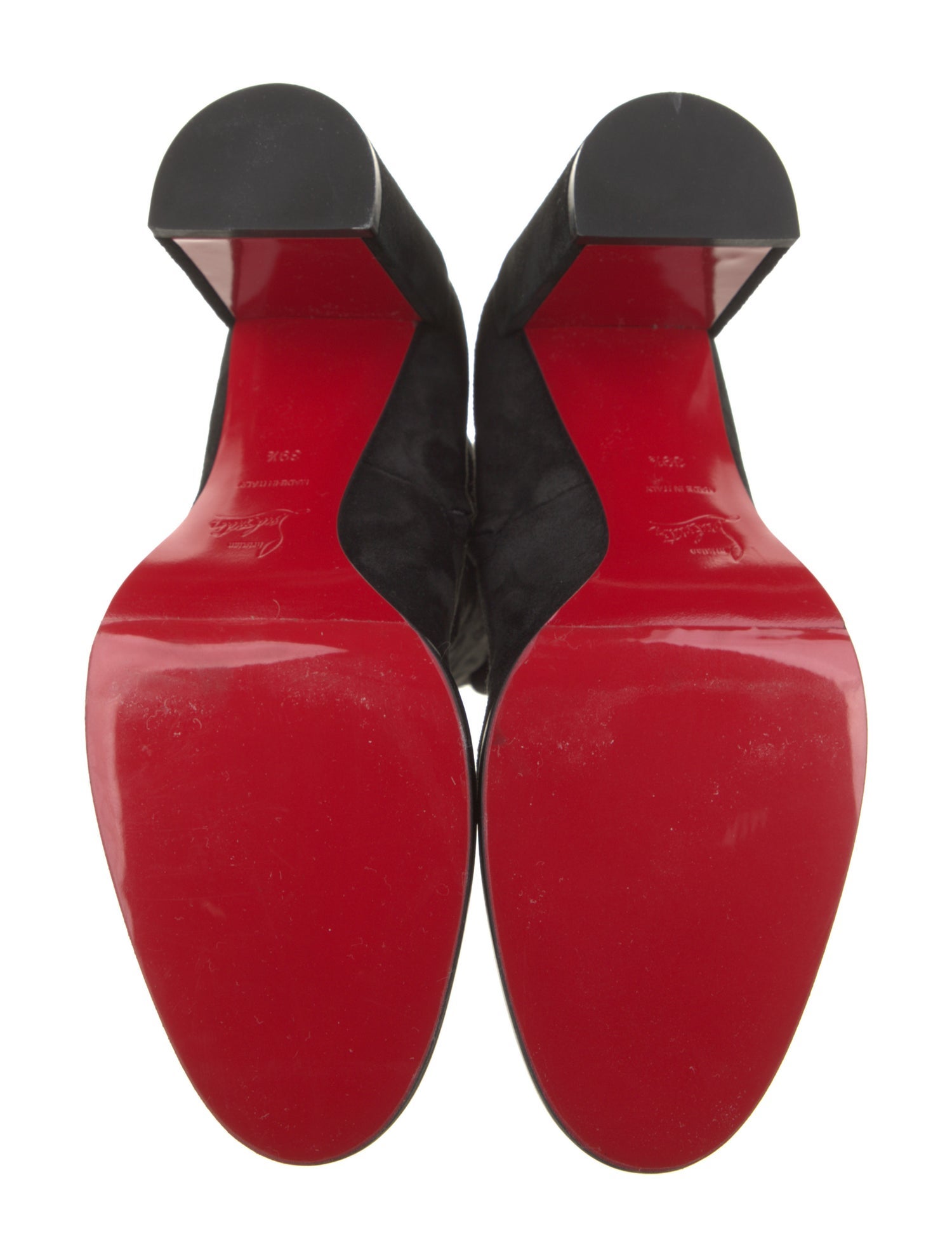 Christian Louboutin Suede Sock Boots