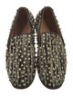 Christian Louboutin Spike Accents Suede Loafers