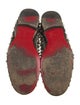Christian Louboutin Spike Accents Suede Loafers