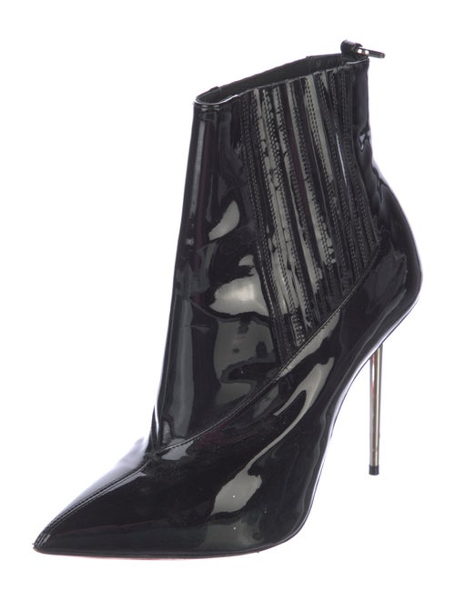 Christian Louboutin Patent Leather Chelsea Boots