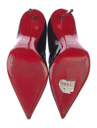 Christian Louboutin Patent Leather Chelsea Boots