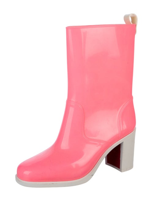 Christian Louboutin Loubirain 70MM Spike Accents Rain Boots