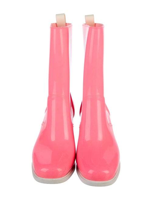 Christian Louboutin Loubirain 70MM Spike Accents Rain Boots