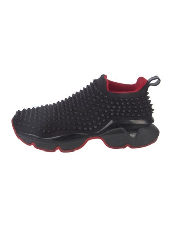 Christian Louboutin Spike Accents Neoprene Sock Sneakers