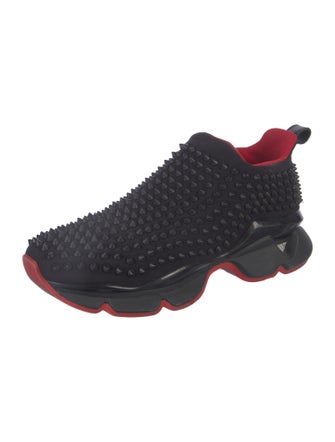 Christian Louboutin Spike Accents Neoprene Sock Sneakers