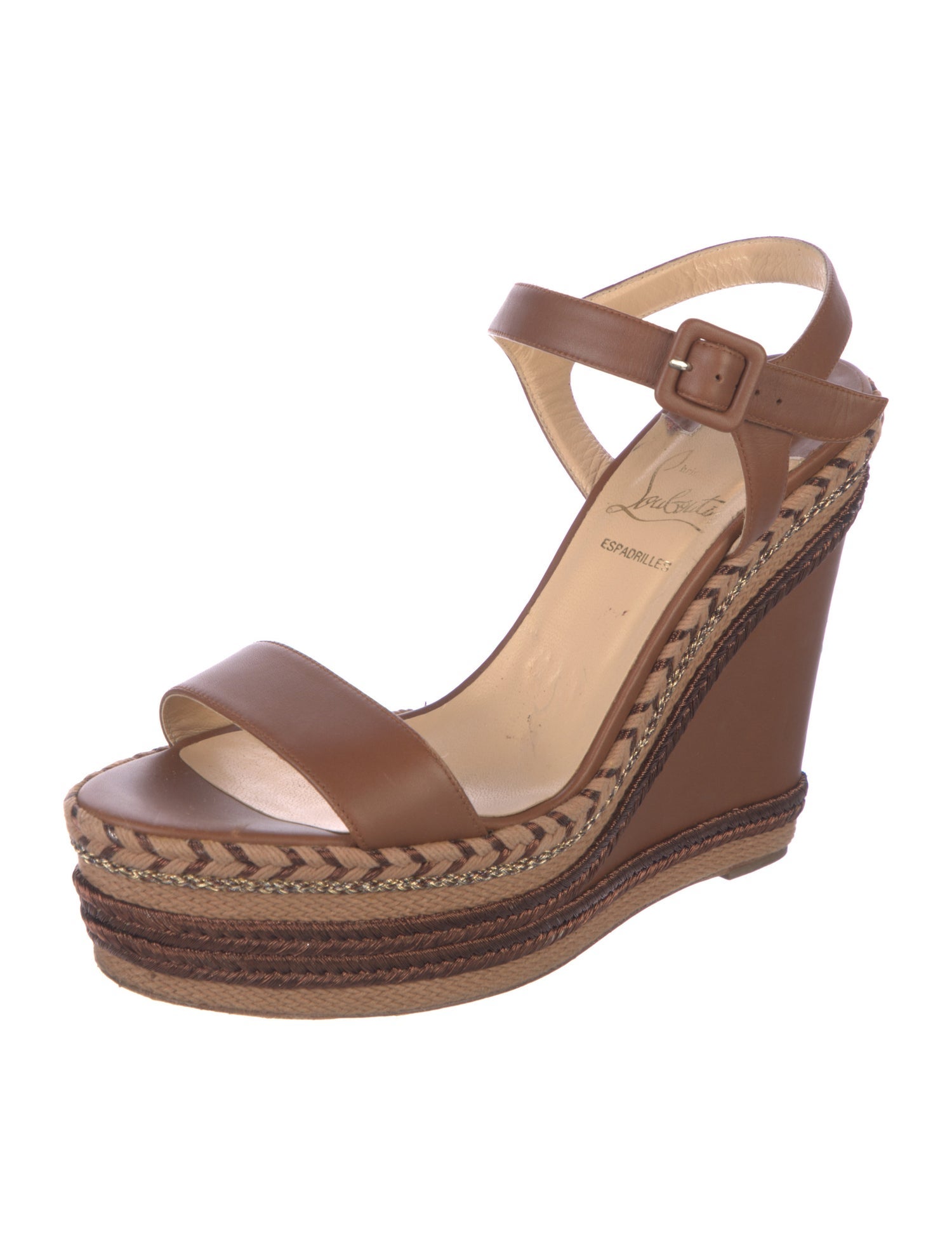 Christian Louboutin Duplice Leather Espadrilles