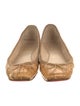 Christian Louboutin Patent Leather Printed Ballet Flats