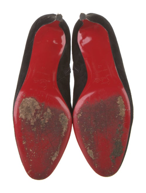 Christian Louboutin Suede Sock Boots
