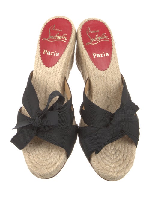Christian Louboutin Tiburon 70 Jute Espadrilles