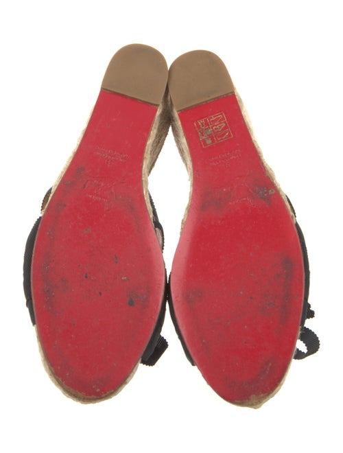 Christian Louboutin Tiburon 70 Jute Espadrilles