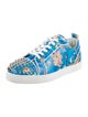 Christian Louboutin Leather Printed Sneakers