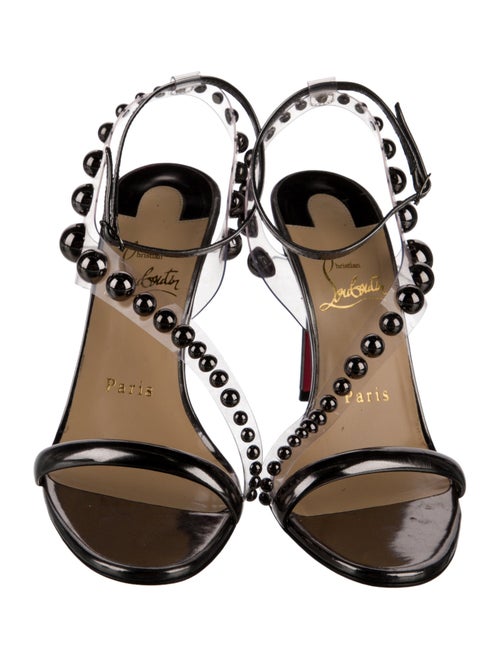 Christian Louboutin PVC Studded Accents Sandals