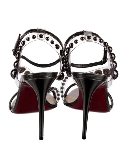 Christian Louboutin PVC Studded Accents Sandals