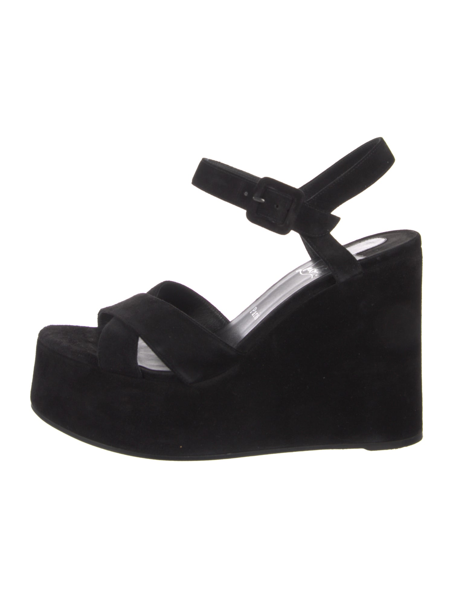 Christian Louboutin Suede Slingback Sandals