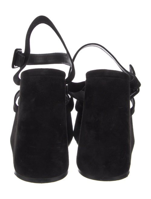 Christian Louboutin Suede Slingback Sandals