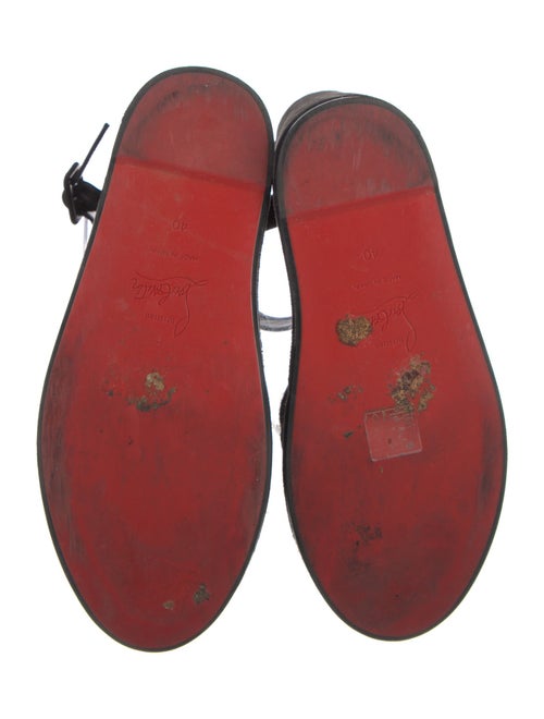 Christian Louboutin Suede Slingback Sandals