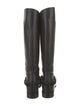 Christian Louboutin Spike Accents Leather Riding Boots