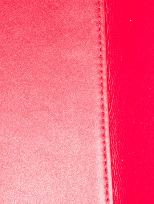 Christian Louboutin Leather Calfskin Empire Spikes Small East West Cabata Tote Nude