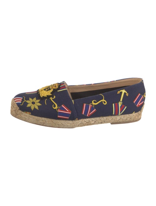 Christian Louboutin Canvas Printed Espadrilles
