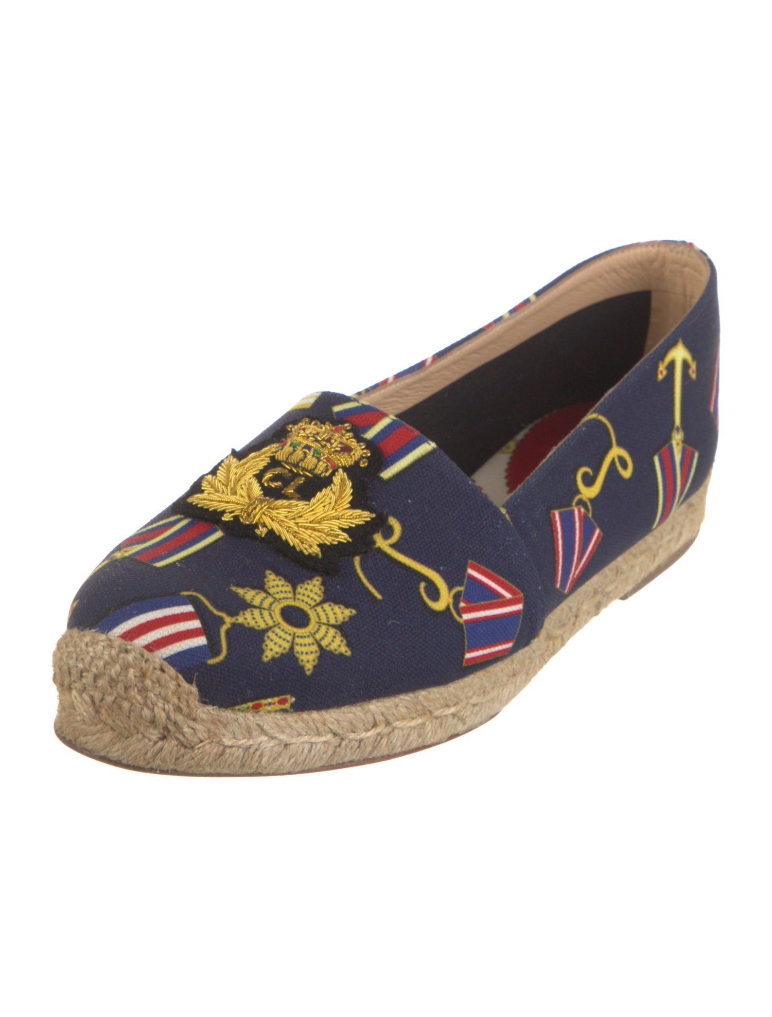 Christian Louboutin Canvas Printed Espadrilles