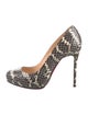 Christian Louboutin Bianca Snakeskin Pumps