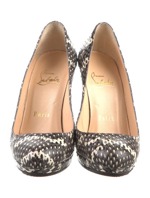 Christian Louboutin Bianca Snakeskin Pumps
